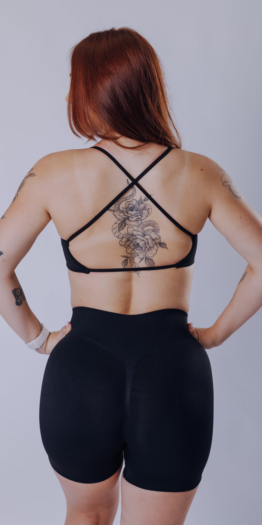 Black Multi-Way Wrap Top