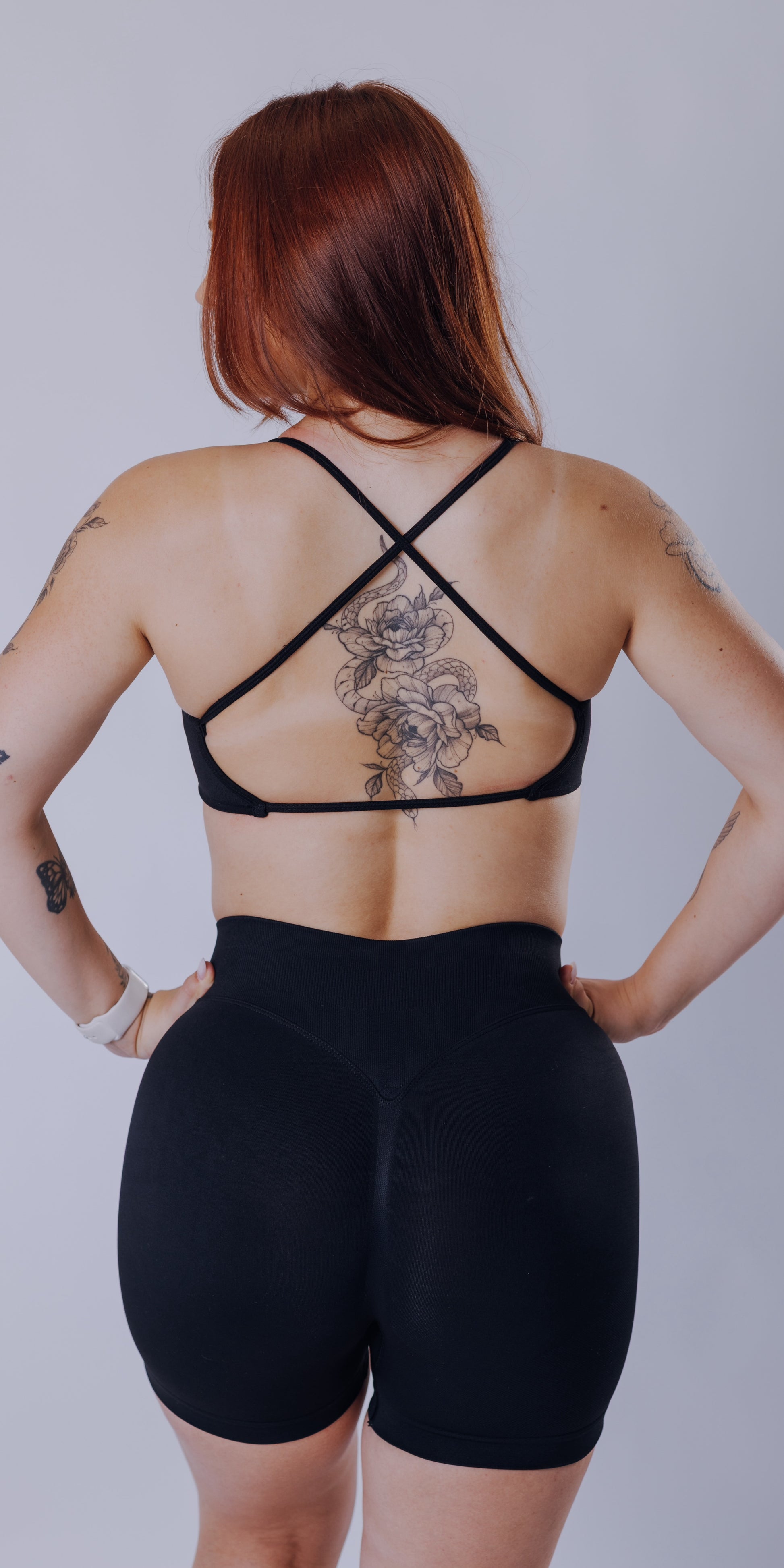 Black Multi-Way Wrap Top